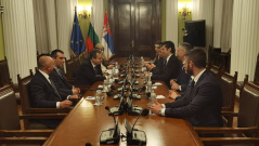 8. februar 2022. Predsednik Narodne skupštine sa predsednikom Vlade Republike Bugarske 